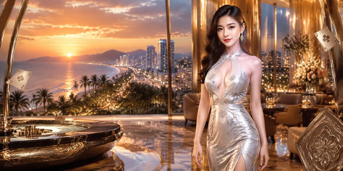 Người dùng tại Đà Nẵng trong trang phục áo dài tham gia trò chơi bài trực tuyến trên nền tảng e30