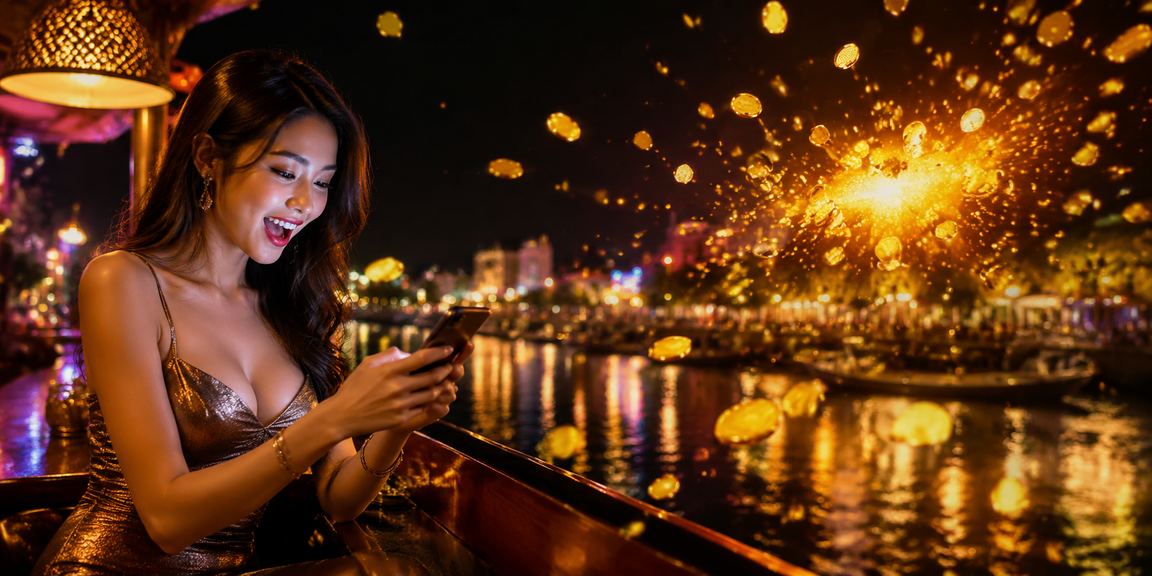 Người dùng Hà Nội chơi casino trực tuyến trên điện thoại tại chợ đêm